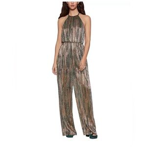 Gorgeous BCBG lined high neck  jumpsuit size XS